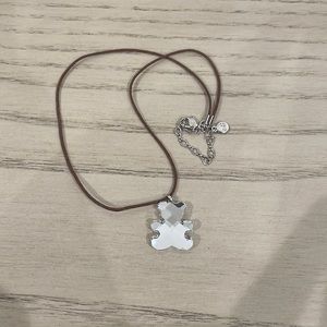 Swarovski bear necklace